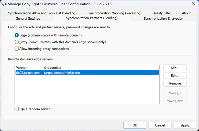 Password Filter Partners