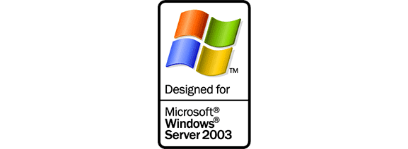 Windows 2003 Zertifizierungslogo