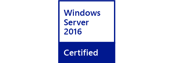 Windows 2016 Zertifizierungslogo