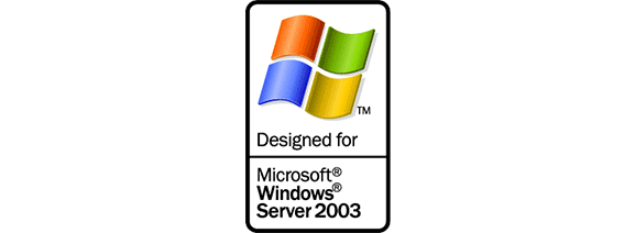 Logotipo de certificación de Windows 2003