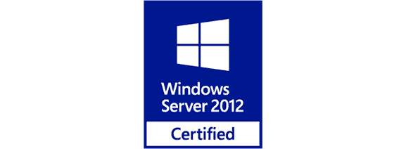 Logotipo de certificación de Windows 2012